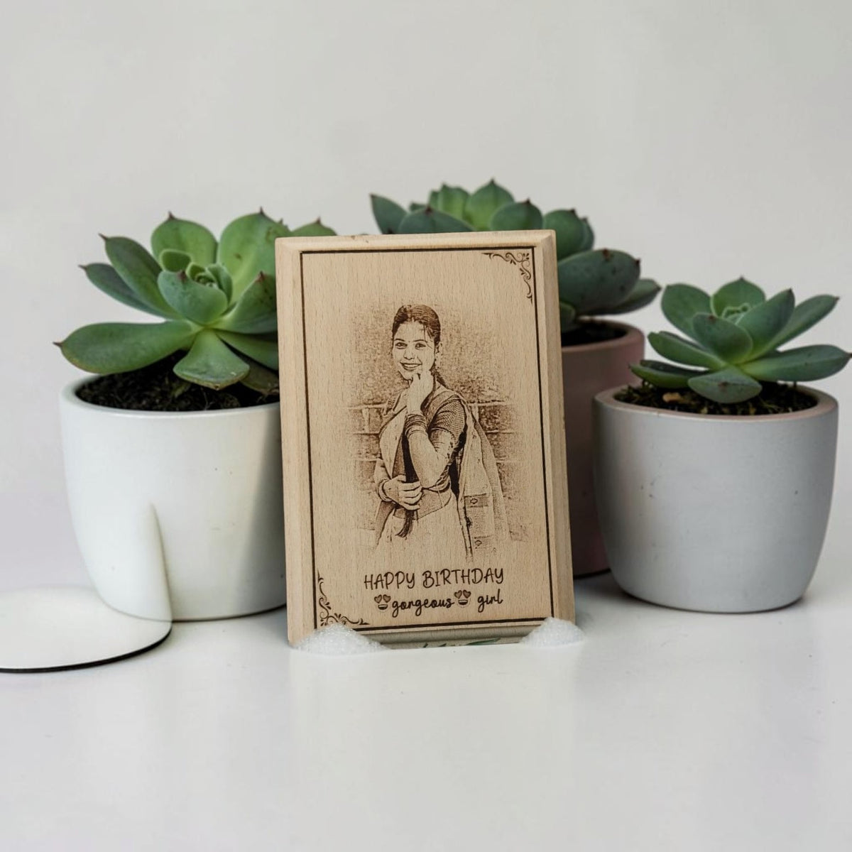 Personalized Wooden Photo Engraved Frame